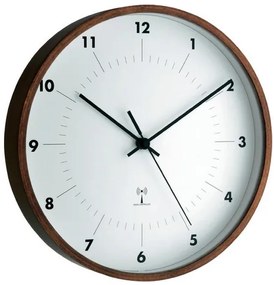 Nástenné DCF hodiny TFA Wood 26 cm