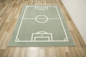 Koberec Lima 6333B zelený / krémový, ihrisko
