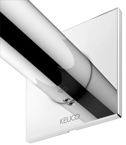 KEUCO IXMO elektronická umývadlová batéria pod omietku, pre nástennú montáž, sieťová prevádzka, hranatá rozeta, výtok 225 mm, chróm, 59517011102