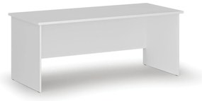 Kancelársky písací stôl PRIMO WHITE, 180x80 cm, biela