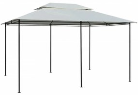 Záhradný altánok so závesmi 4x3 m Dekorhome