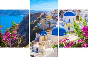 Obraz - Santorini, Grécko (90x60 cm)