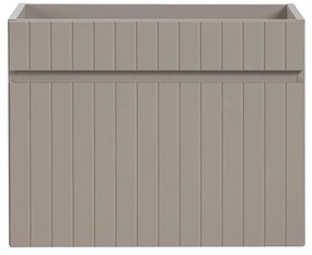 Závěsná skříňka Iconic s deskou 60 cm bílá/dub coast evoke