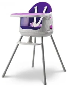Detská rastúca jedálna stolička KETER Multidine - Violet