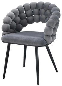 Stolička Dune 12508 sivá
