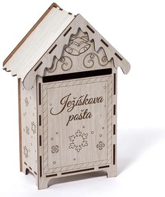 Drevená schránka na listy JEŽIŠKOVA POŠTA