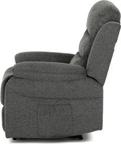 Polohovacie kreslo sivé TV-4086 GREY2