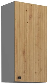 Kuchynská skrinka AVA dub artisan/antracitová 45g-90 1f