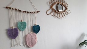 Vrabka Style Macramé pierka - Štyri Lístky (2 varianty) Varianta: 1