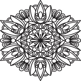 SENTOP | Mandala na stenu | Luxusná nástenná dekorácia do interiéru |SENTOP PR0254 HEU+