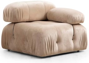 Elegantná pohovka Bubble Corner - krémová