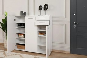 Skrinka na topánky Adre White