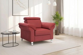 XXXLutz KRESLO, koža, červená Sit & More - Online Only obývacie izby - 00014404093K