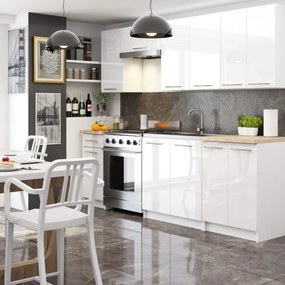 Horná kuchynská skrinka OLIWIA W 30 H720 biela, lesk