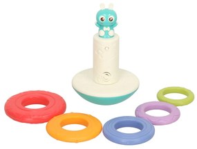 KIK Bibi-inn senzorická bublifuková hračka 0+ pre bábätká, modrá, 8 melódií, 2x AAA