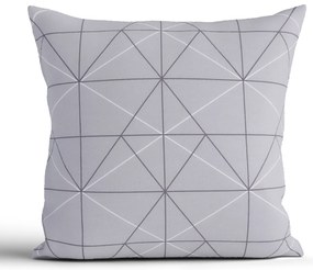 Bavlnená obliečka na vankúš Renforcé 40 × 40 cm – Sebastian sivá