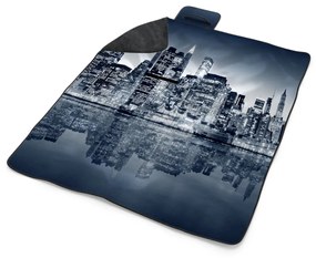 Sablio Plážová deka Nočný New York: 200x140 cm
