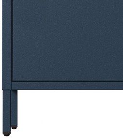 Skrinka do obývačky s policami VITO, 800 x 1015 x 400 mm, Modern: tmavomodrá farba