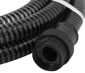 Odsávacia hadica s PVC spojkami, čierna 1" 10 m, PVC