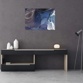 Obraz - Mramorovaný atrament (70x50 cm)