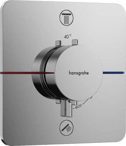 Hansgrohe ShowerSelect Comfort Q, termostat pod omietku pre 2 spotrebiče, chrómová, HAN-15583000