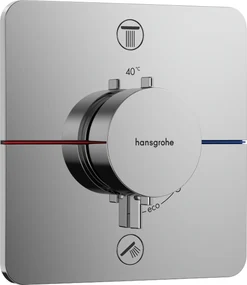 Hansgrohe ShowerSelect Comfort Q, termostat pod omietku pre 2 spotrebiče, chrómová, HAN-15583000