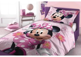 Faro DETSKÉ BAVLNENÉ OBLIEČKY MINNIE MOUSE 140X200 CM, 1KS 70X90 CM VZOROVANÉ