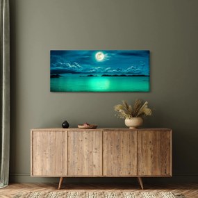 Obraz - Spln nad hladinou (120x50 cm)