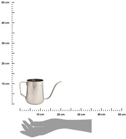 Kanva na polievanie Met, 0,5 l, strieborná