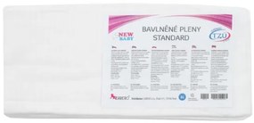 NEW BABY Bavlnené plienky NEW BABY 70x80 cm STANDARD 10 ks