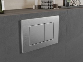 Mexen FENIX 03, splachovacie tlačidlo pre  Mexen Fenix Modul, brúsená oceľ, 600312