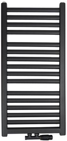 Regnis Elba, Vykurovacie teleso 440x500mm so stredovým pripojením 50mm, 289W, čierna, ELBA50/40/D5/BLACK