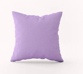 Bavlnená obliečka na vankúš - svetlo fialová Veľkost obliečok: 50 x 50 cm, Zapínanie: Gombíky