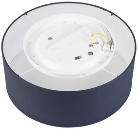 Stropné svietidlo SIRJA PASTEL DOUBLE 2xE27/15W/230V pr. 35 cm tmavomodrá