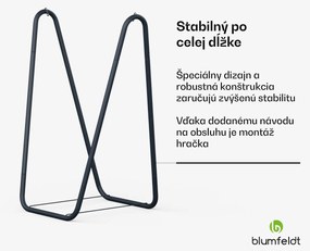 Blumfeldt SwayStation Curve  rám hojdacej siete, odolný proti korózii, odolný proti poveternostným vplyvom, vnútorný/ vonkajší priestor, do 100 Kg