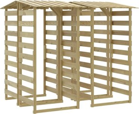 vidaXL Pergola so strechami 4 ks100x90x200 cm impregnované borovicové drevo