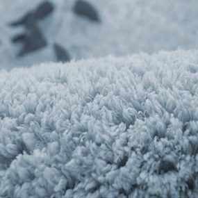 Protišmykový koberec ALPACA strieborný