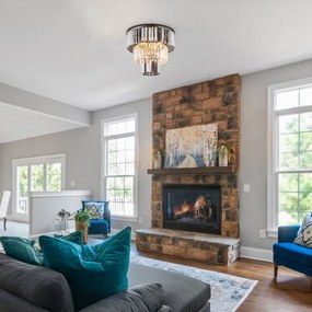 Globo 15695D - Prisadený luster NAXIS 3xE27/40W/230V pr. 40 cm čierna