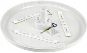 BERGE Stropný panel LED 24W CLIO, okrúhly, s pohybovým a súmrakovým senzorom