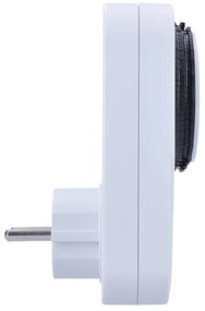 SOLIGHT Mechanický týždenný časový spínač 230V/16A, 1 zásuvka, biely