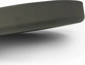 Dekoračná miska ORYVEN, sklolaminát, priemer 40 cm, beton design