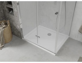 Mexen Lima sprchovací kút 110x70cm, 6mm sklo, chrómový profil - číre sklo + Slim sprchová vanička - 856-110-070-00-00-4010