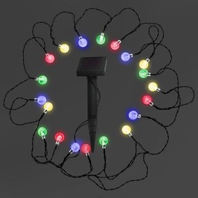 LED RGB Solárne svietidlo 20xLED/1,2V 300 mAh IP44