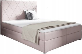 Kontinentálna posteľ Dva kontajnery matrac Pocket Marcos 180x200 Ružová