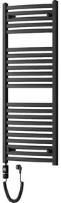 Mexen Helios, elektrické vykurovacie teleso 1200 x 500 mm, 600 W, čierna, W103-1200-500-2600-70