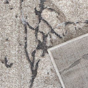 DY Béžový koberec s mramorovým vzorom Panamero 25 Rozmer: 300x400 cm