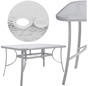 Záhradný stôl SPRINGOS GF1013 - sivý