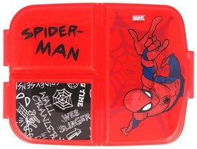 Multibox na desiatu Spiderman s 3 priehradkami