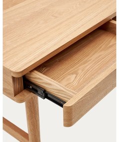 Pracovný stôl v dekore jaseňa 62x105 cm Araxi – Kave Home