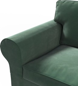 Poťah na sedačku Ektorp (nerozkladá sa, pre 2 osoby) farba produktu zelená látka lesklá, zamatová